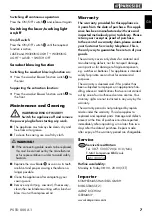 Preview for 11 page of Parkside 100054 Translation Of Original Operation Manual