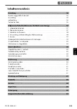 Preview for 59 page of Parkside 100054 Translation Of Original Operation Manual