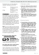 Предварительный просмотр 7 страницы Parkside 100086 Operation And Safety Notes