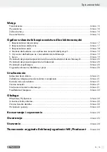 Предварительный просмотр 15 страницы Parkside 100086 Operation And Safety Notes