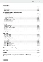 Предварительный просмотр 5 страницы Parkside 100129 Operation And Safety Notes