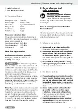 Предварительный просмотр 7 страницы Parkside 100129 Operation And Safety Notes