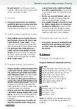 Предварительный просмотр 9 страницы Parkside 100129 Operation And Safety Notes