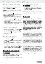 Предварительный просмотр 12 страницы Parkside 100129 Operation And Safety Notes