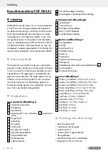 Предварительный просмотр 36 страницы Parkside 100129 Operation And Safety Notes