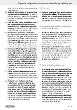 Предварительный просмотр 39 страницы Parkside 100129 Operation And Safety Notes