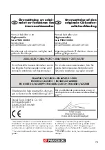 Предварительный просмотр 75 страницы Parkside 102531 Translation Of Original Operation Manual