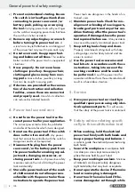 Предварительный просмотр 8 страницы Parkside 102784 Operation And Safety Notes