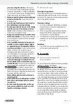 Предварительный просмотр 9 страницы Parkside 102784 Operation And Safety Notes