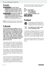 Предварительный просмотр 12 страницы Parkside 102784 Operation And Safety Notes