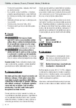 Предварительный просмотр 62 страницы Parkside 102784 Operation And Safety Notes