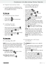 Preview for 11 page of Parkside 102830 Operation And Safety Notes