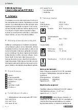 Preview for 14 page of Parkside 104022 Operation And Safety Notes