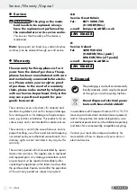 Preview for 10 page of Parkside 106628 Operation And Safety Notes