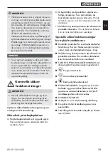 Preview for 15 page of Parkside 109801 Translation Of Original Operation Manual