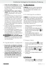 Preview for 17 page of Parkside 109811 Operation And Safety Notes