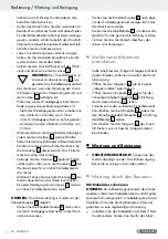 Preview for 18 page of Parkside 109811 Operation And Safety Notes