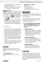 Preview for 19 page of Parkside 109811 Operation And Safety Notes