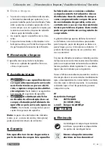 Предварительный просмотр 45 страницы Parkside 113362 Operation And Safety Notes