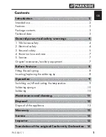 Preview for 4 page of Parkside 270214 Original Instructions Manual