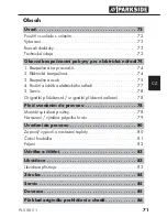 Preview for 74 page of Parkside 270214 Original Instructions Manual