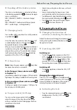 Preview for 11 page of Parkside 270217 Operation And Safety Notes