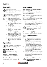 Preview for 8 page of Parkside 270424 Translation Of The Original Instructions