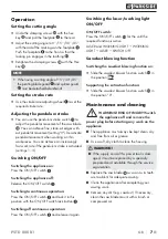 Preview for 11 page of Parkside 270827 Translation Of The Original Instructions