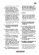 Preview for 21 page of Parkside 270830 Translation Of The Original Instructions