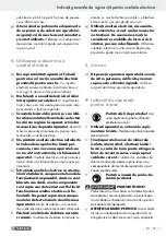 Предварительный просмотр 29 страницы Parkside 273100 Operation And Safety Notes