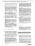 Предварительный просмотр 8 страницы Parkside 273474 Operation And Safety Notes