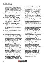 Preview for 36 page of Parkside 275627 Translation Of The Original Instructions