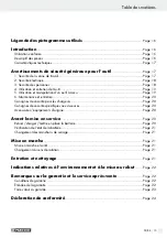 Предварительный просмотр 15 страницы Parkside 275628 Operation And Safety Notes