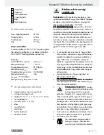 Preview for 16 page of Parkside 275669 Operation And Safety Notes