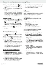 Preview for 20 page of Parkside 275674 Operation And Safety Notes Translation Of The Original Instructions