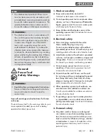 Preview for 6 page of Parkside 277023 Original Instructions Manual