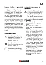 Preview for 31 page of Parkside 279418 Translation Of The Original Instructions