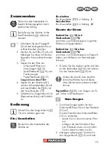 Preview for 71 page of Parkside 279418 Translation Of The Original Instructions