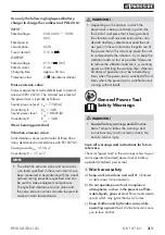 Preview for 7 page of Parkside 279503 Translation Of The Original Instructions