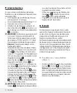 Preview for 10 page of Parkside 282463 Operation And Safety Notes