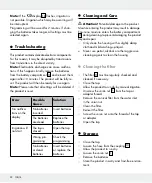 Preview for 22 page of Parkside 282463 Operation And Safety Notes