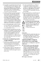 Preview for 51 page of Parkside 284659 Translation Of The Original Instructions