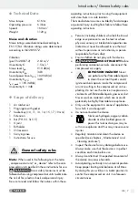 Предварительный просмотр 7 страницы Parkside 285196 Operation And Safety Notes Translation Of The Original Instructions