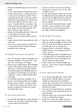 Предварительный просмотр 10 страницы Parkside 285196 Operation And Safety Notes Translation Of The Original Instructions