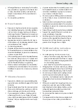 Предварительный просмотр 11 страницы Parkside 285196 Operation And Safety Notes Translation Of The Original Instructions