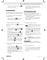 Preview for 11 page of Parkside 285212 Operation And Safety Notes