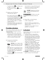 Preview for 32 page of Parkside 285212 Operation And Safety Notes