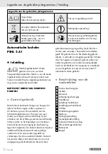 Preview for 26 page of Parkside 286805 Operation And Safety Notes