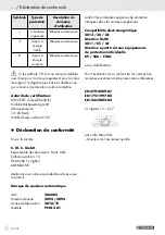 Preview for 54 page of Parkside 286805 Operation And Safety Notes