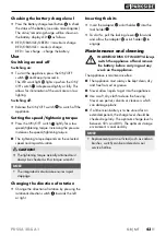 Preview for 47 page of Parkside 290754 Translation Of The Original Instructions